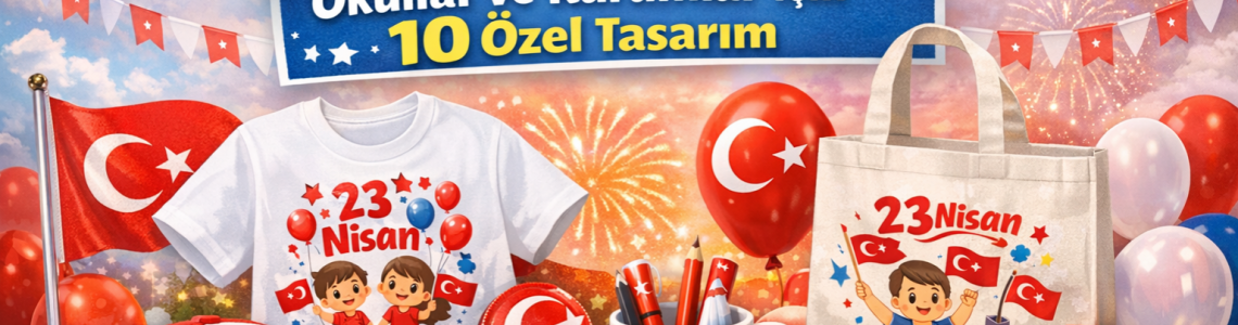 23 Nisan Promosyon Ürünleri: Okullar İçin 10 Özel Tasarım