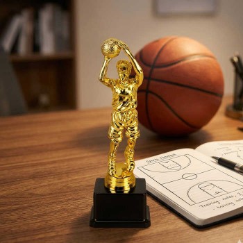 Basketbolcu Ödül Kupası Altın - 140mm