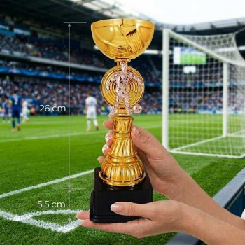 Futbol Figürlü Ödül Kupası