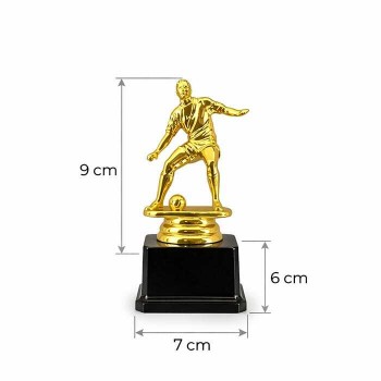 Futbolcu Ödül Kupası Altın - 90mm