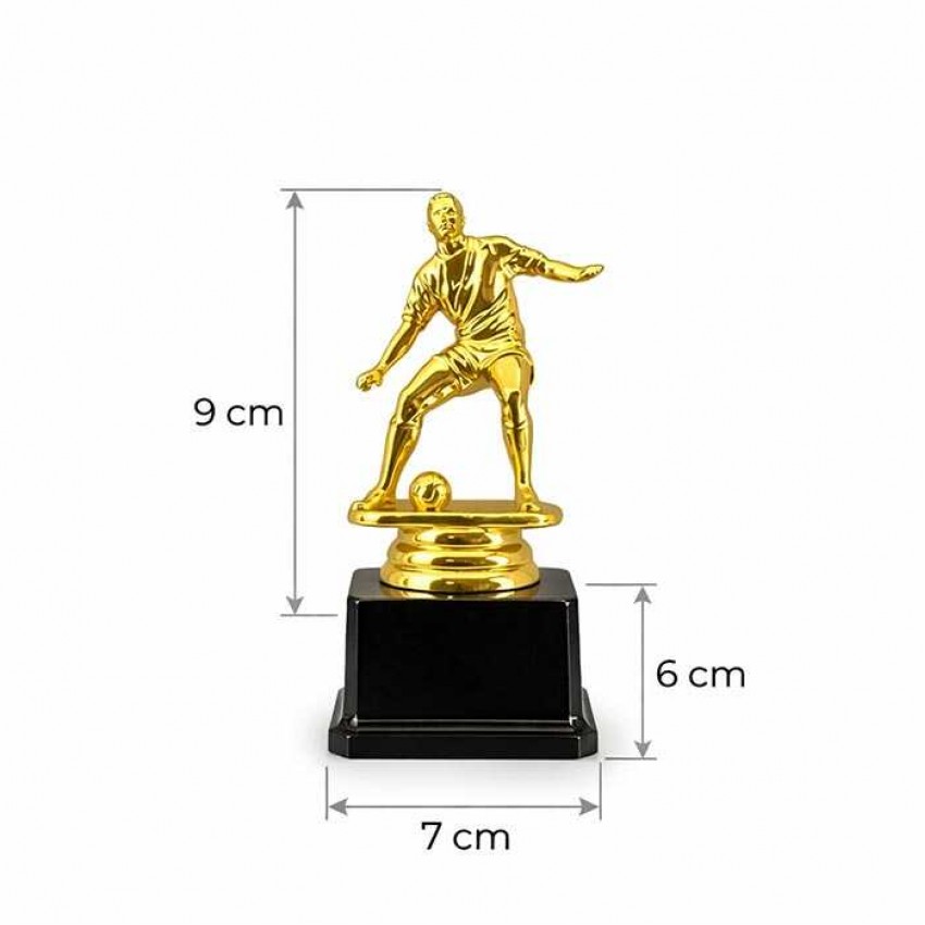 Futbolcu Ödül Kupası Altın - 90mm