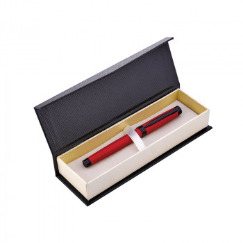 1216-KR Kırmızı Metal Roller Kalem Seti