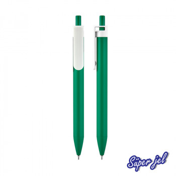 509-BK Yeşil Plastik Süper Jel Kalem