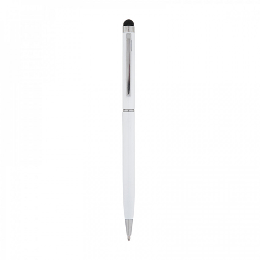 587 Beyaz Metal Tükenmez Touchpen Kalem