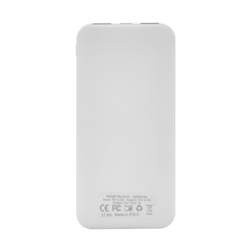 PB-4010 Beyaz 10000 Mah Powerbank Taşınabilir Pil Şarj Cihazı