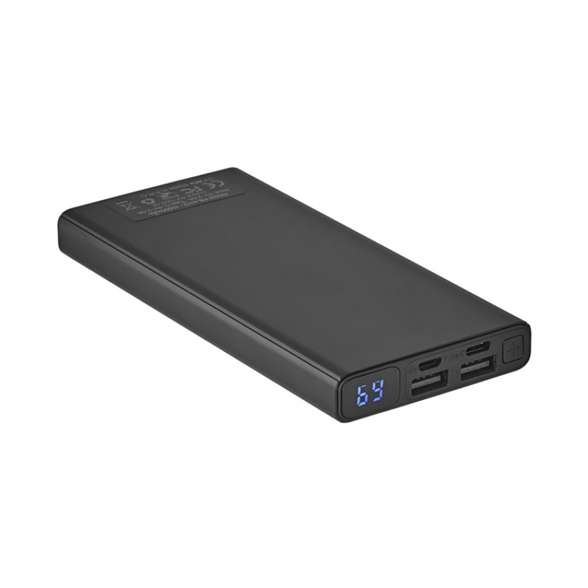 PB-4012 Siyah 10000 Mah Powerbank Taşınabilir Pil Şarj Cihazı
