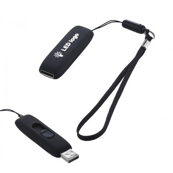 F-203-32 Siyah - Beyaz Işık Kutulu işıklı Usb