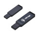 F-206-32 Siyah Kutusuz işıklı Rubber Usb