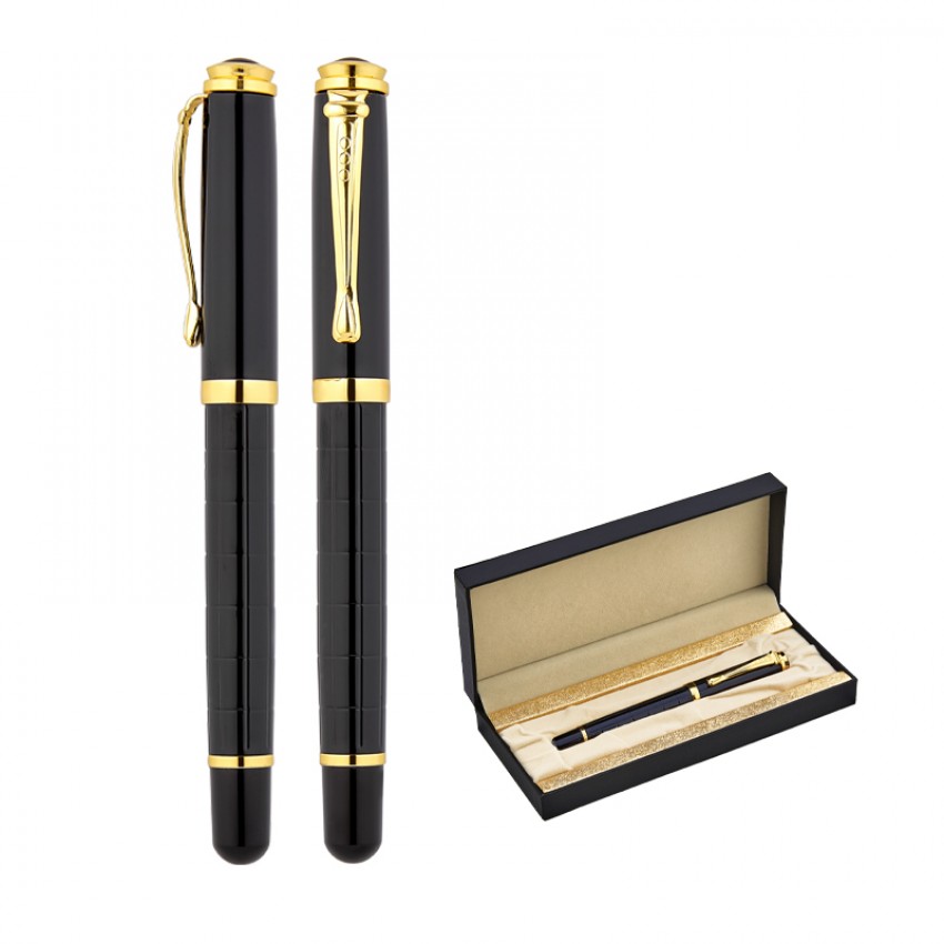 1214-KR Gold Metal Roller Kalem Seti