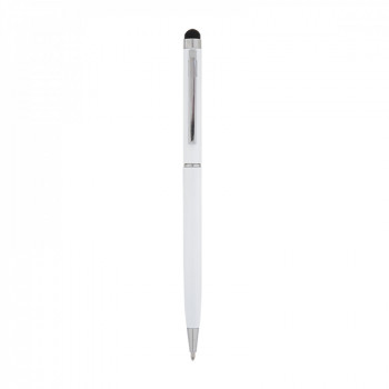 587 Beyaz Metal Tükenmez Touchpen Kalem