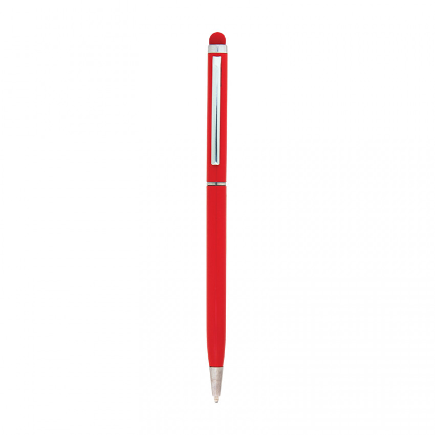 587 Kırmızı Metal Tükenmez Touchpen Kalem
