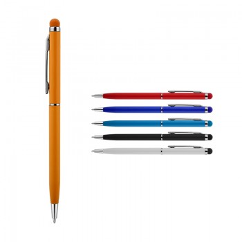 587 Kırmızı Metal Tükenmez Touchpen Kalem