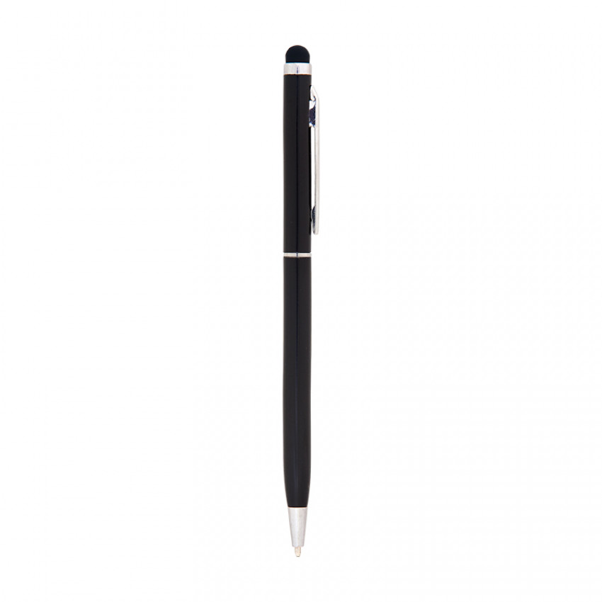 587 Siyah Metal Tükenmez Touchpen Kalem