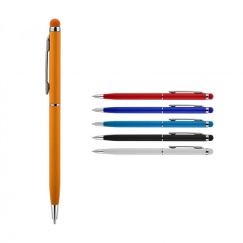 587 Turkuaz Metal Tükenmez Touchpen Kalem