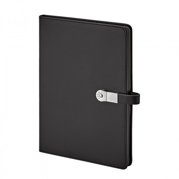 1701 Siyah Termo Deri Usb'Li Defter