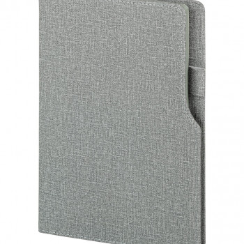 2320 Gri Termo Deri Defter (ivory Kağıt)