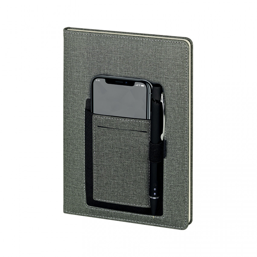 2420 Siyah-Füme Termo Deri Defter (ivory Kağıt)