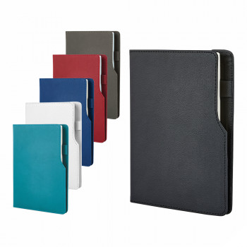 941-HOLMEN Beyaz Termo Deri Defter (Holmen Kitap Kağıdı)