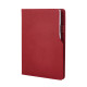 941-HOLMEN Kırmızı Termo Deri Defter (Holmen Kitap Kağıdı)