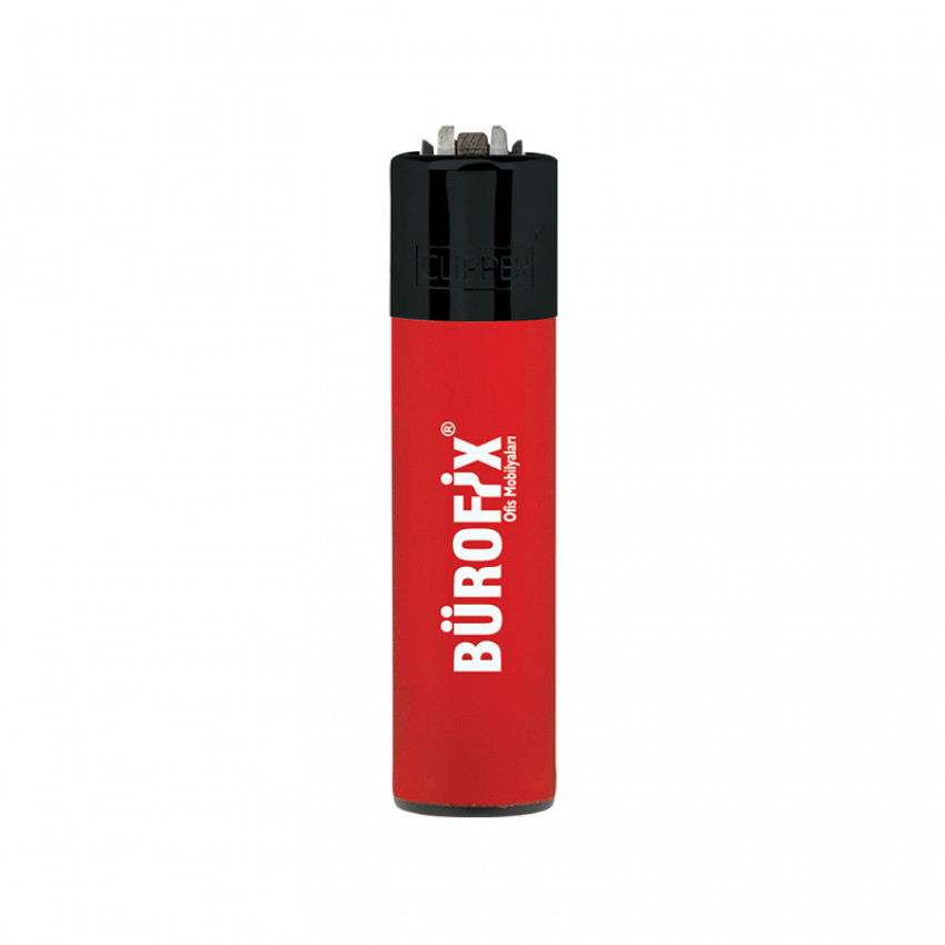 CP12R Kırmızı Clipper Pocket Si̇Boplu Çakmak