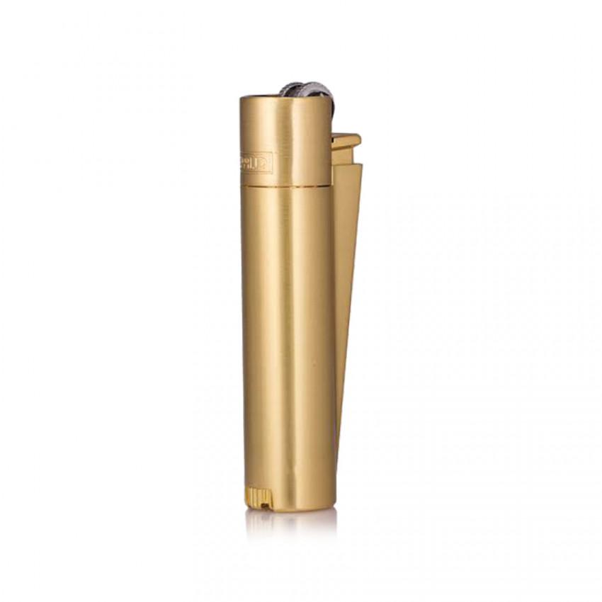 MT-134 Siyah-Gold Clipper Metal Siboplu Çakmak