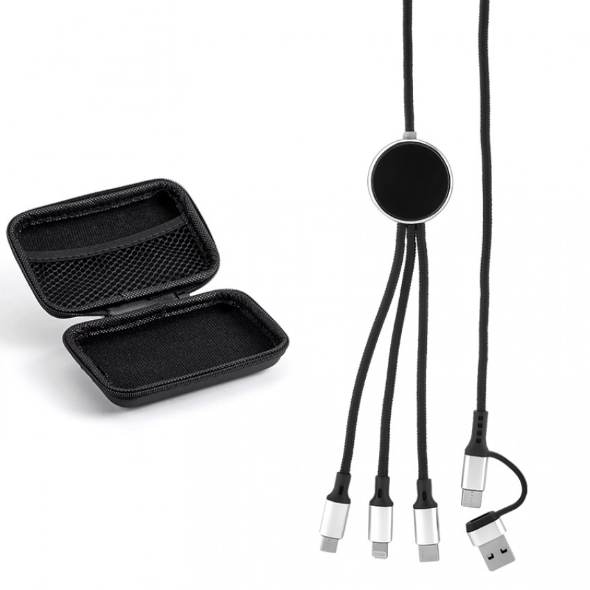 4111-K Siyah-Beyaz Işık(EVA KUTULU) EVA KUTULU 120 cm Çoklu Kablo