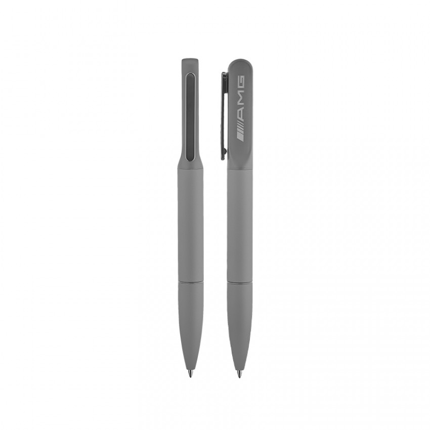 1250 Gri Ledli Metal Tükenmez Kalem