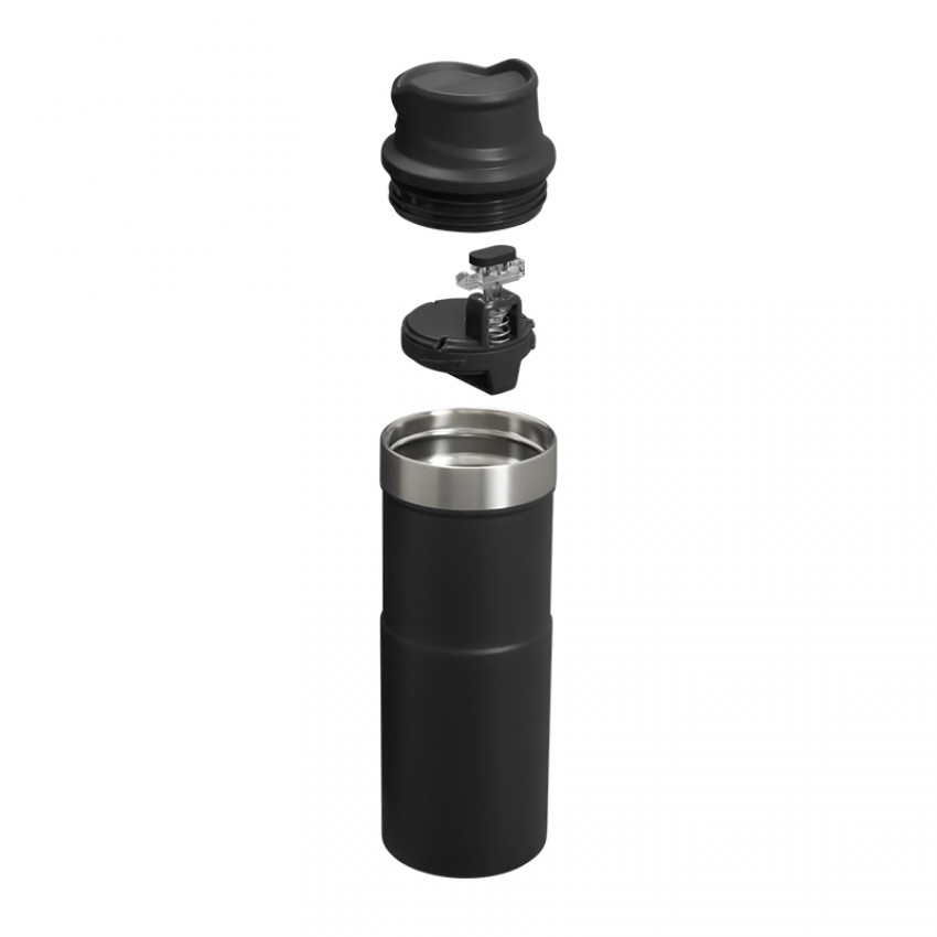 5347 Siyah Çelik Termos / 400 ml