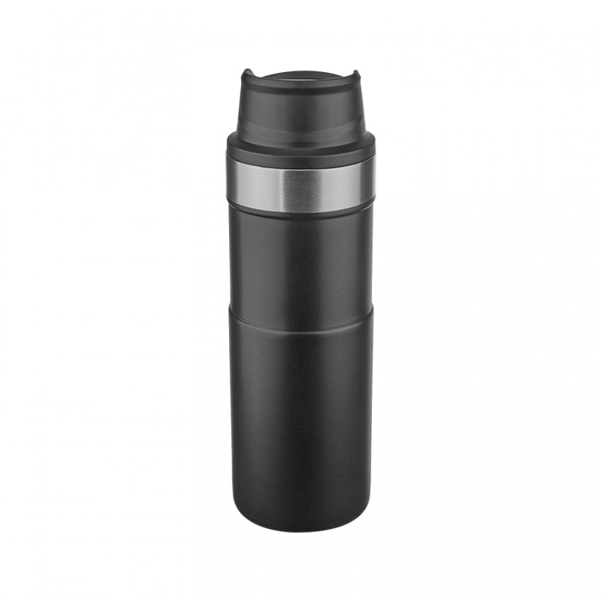 5347 Siyah Çelik Termos / 400 ml