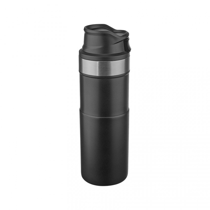 5347 Siyah Çelik Termos / 400 ml