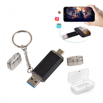 F-154-64 Siyah 64 GB OTG Usb Bellek F-154-64 Siyah 64 GB OTG Usb Bellek