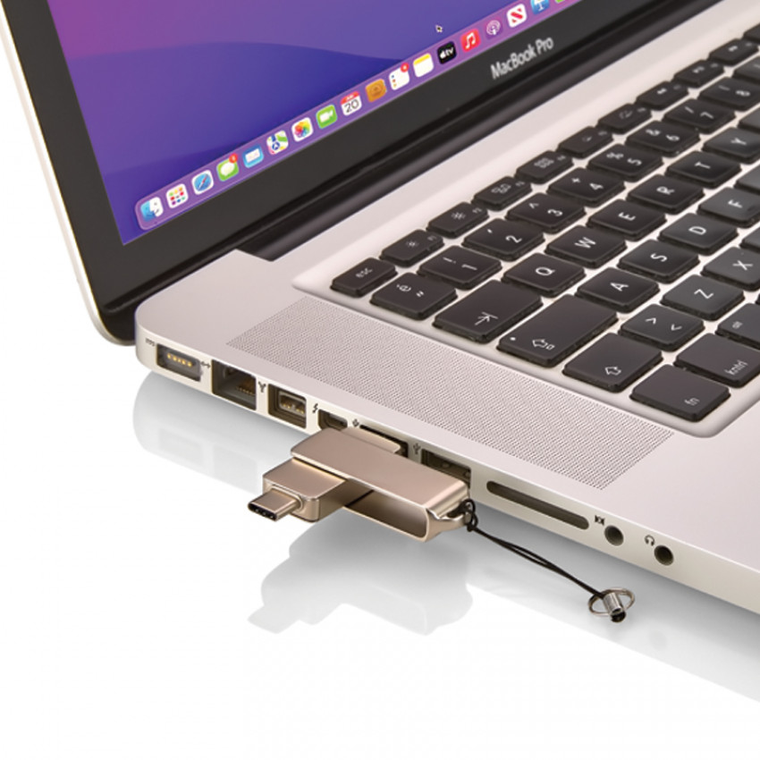 F-202-64 Silver 64 GB OTG Usb Bellek