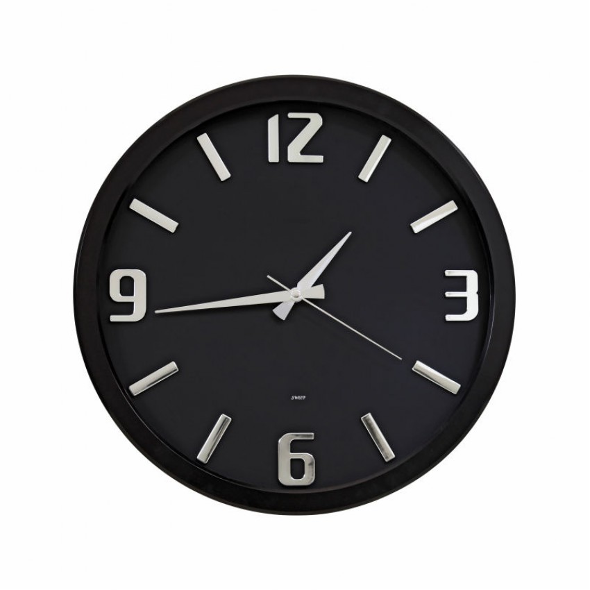 706-K Siyah Duvar Saati