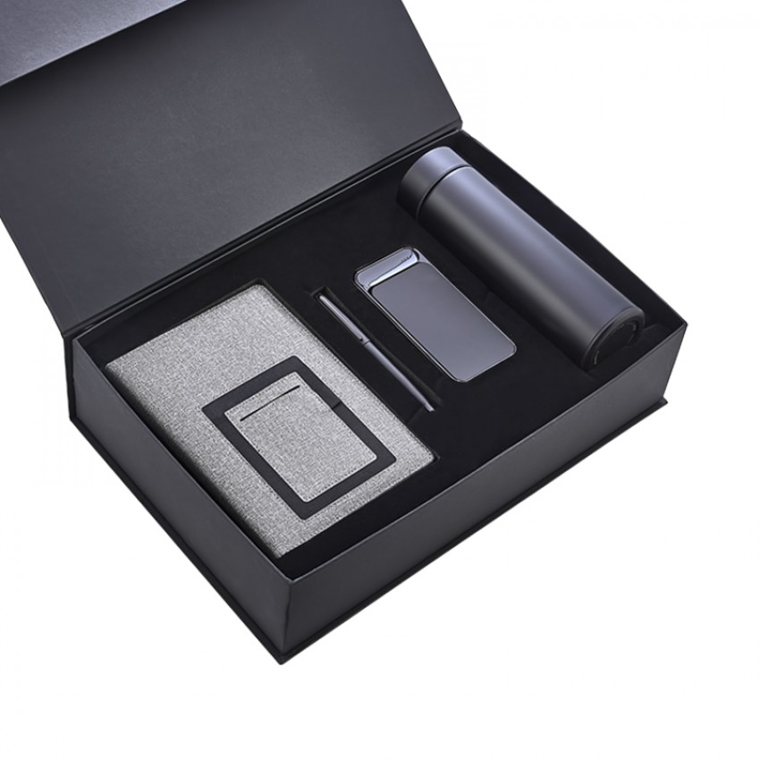 5066 Defter & Kalem & Powerbank & Termos Set