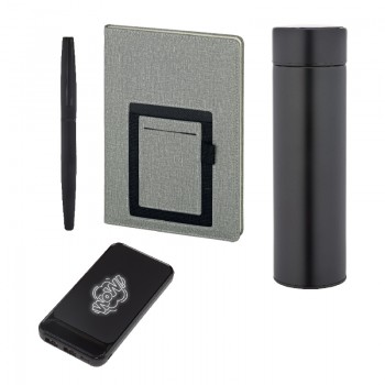 5066 Defter & Kalem & Powerbank & Termos Set