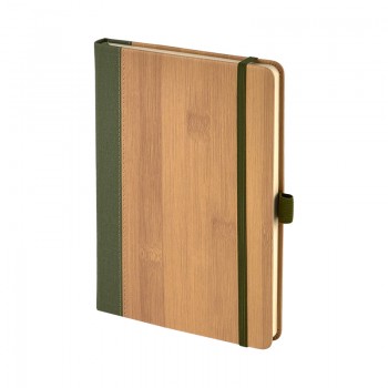 2428 15 x 21 Termo Deri Bambu Defter
