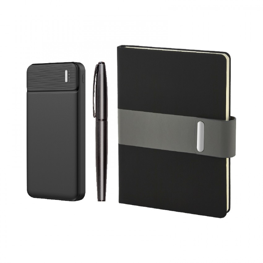 5070 Defter & Kalem & Powerbank Set