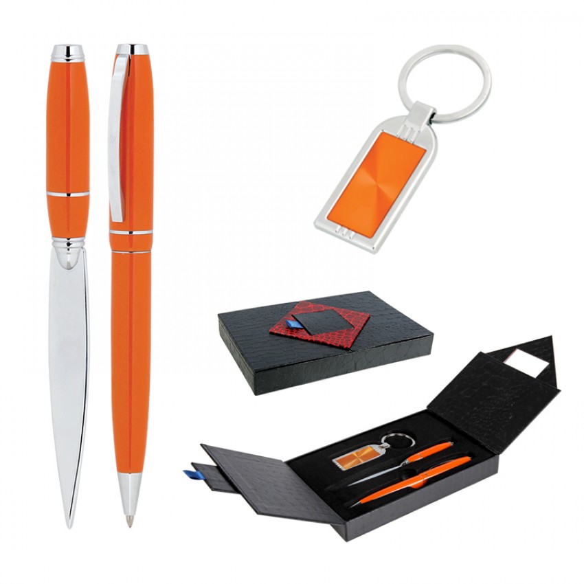 310 Kalem & Anahtarlık & Zarf Açacağı Set
