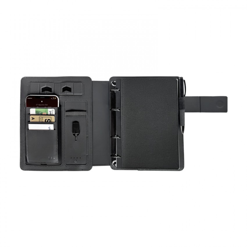 1071 PREMIUM Termo Deri Organizer Powerbank
