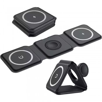 Wireless 3lü Şarj İstasyonu