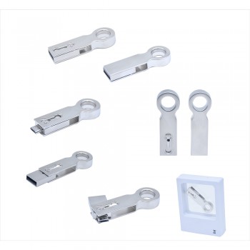 8 GB Metal USB Bellek