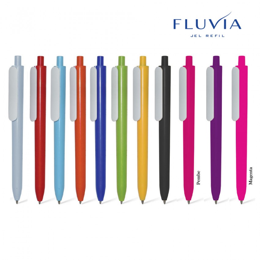 Fluvia İnce Jel Tükenmez Kalem